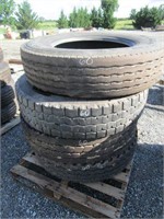 (4)BF Goodrich ST230 Tires 11R24.5, 2 Mounted