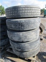(5)Bridgestone R280 285/75R24.5 Tires