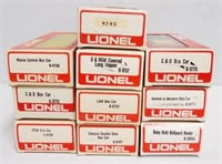 Lot of 10 Lionel Cars