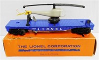 Lionel No 3419 Operating Helicopter Car with Box