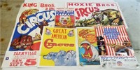 Lot of 11 Circus Posters
