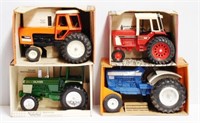 Lot of 4 Farm Toy Tractors