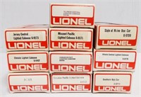 Lot of 10 Lionel Cars