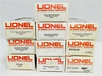 Lot of 10 Lionel O and O27 Gauge Cars