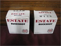 2 Boxes  of Estate 12 Ga. Buckshot 25 Shells