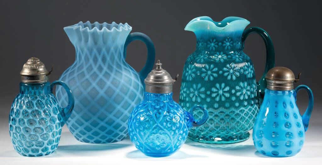 From a selection of opalescent glass