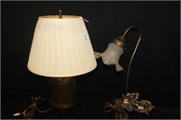 2pc Brass Desk Lamps