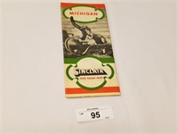 Vintage Rare 1932 Sinclair Michigan Road Map