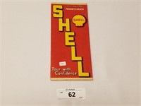 Vintage Rare 1938 Shell Oil Pennsylvania Road Map