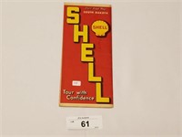 Vintage Rare 1938 Shell Oil South Dakota Road Map