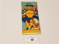 Vintage Rare 1932 Shell Oil Maine Road Map