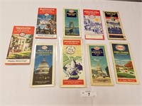 Selection of 9 Vintage Esso City/Area Street Maps