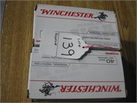 Box Winchester 40 S&W 180 Grain Ammunition (50)
