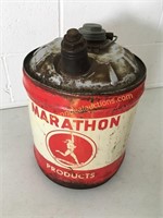 Marathon Products 5 Gallon Can (Red/White)