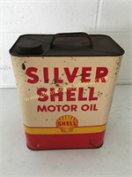 Silver Shell  Motor Oil 2 Gallon can