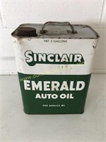 Sinclair Emerald Auto Oil 2 Gallon Can