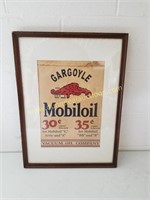Mobil Oil Paper Advertisement