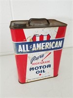 All American 2 Gallon Oil Can