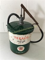 Texaco Gear Lube 5 Gallon Can with Pump