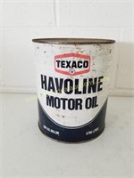 Texaco Havoline Motor Oil 1 Gallon