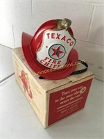 Texaco Fire Chief Helmet w/ Box