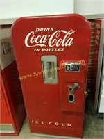 Round Top Embossed .10 Coca Cola vending machine