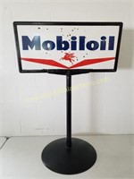 Mobiloil Curb Sign 50"x36"