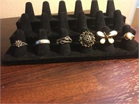 Fashion Ring Lot - UNTESTED - 6 PC