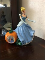 Vtg Disney Phantasma Cinderella & Pumpkin Clock