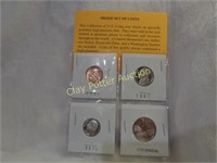 4 Proof Coins in Sleeve