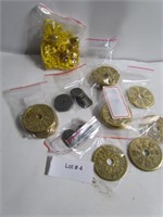 Chinese Coins with String