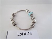 Sterling Pandora Bracelet