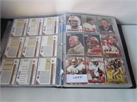 Binder Full of Football Cards