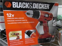 Black and Decker 12v Cordless Drill/Driver