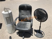 3pc- Fan,Office Chair, Water Cooler
