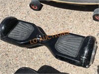 Black Hooverboard w/ 4 extra wheels