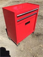 Red Rolling Tool Box (Empty)