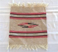 Ortega's Weaving Wool Blanket - Small - Red/Black