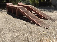 2 Heavy Duty Metal Vehicle Ramps