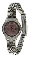 Ladies Pink MOP Oyster-Date Rolex Watch