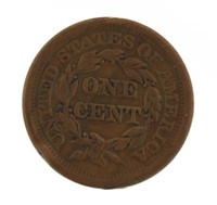 1852 Braided Hair Copper Large Cent