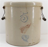 RED WING 5-Gal Stoneware Pottery Crock