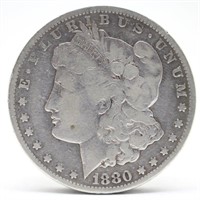 1880-CC Morgan Silver Dollar - VG