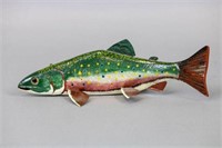 AJ Downey IV 9" Brook Trout Fish Spearing Decoy,