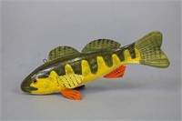 Ernie Peterson 6" Perch Fish Spearing Decoy,