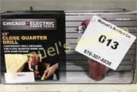 CHICAGO ELECTRIC 3/8” CLOSE QUARTER DRILL