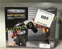 CHICAGO ELEC. 1/2" VARIABLE SPEED HEAVY DUTY DRILL