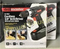 DRILL MASTER 18V CORDLESS 3/8' DRILL DRIVER