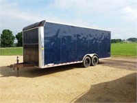 2013 United 8' x 22' Enclosed Trailer, Duel Axle