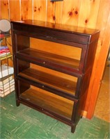 34" Mahogany 3 Section Bookcase